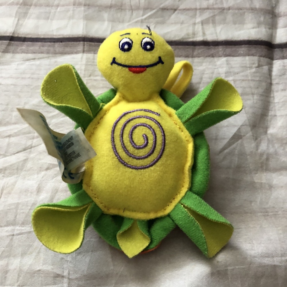 Vintage‎ Tiny Love Baby Turtle Plush 5' Hanging Ornament Mobile